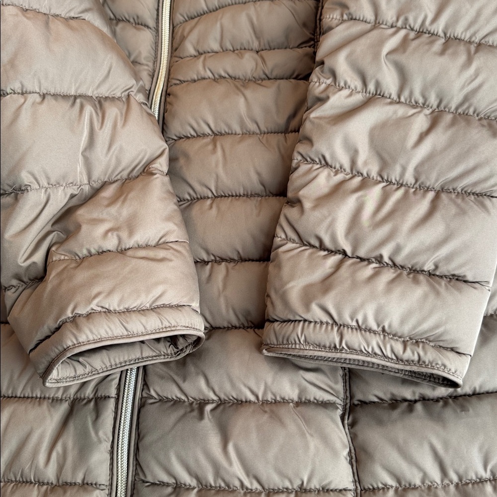 NWOT Michael Michael Kors Packable Coat Taupe Size Small - Picture 5 of 14